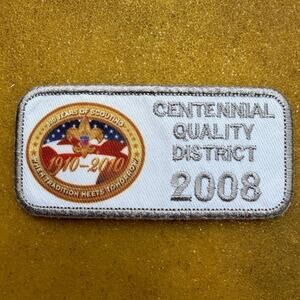 Boy Scouts of America (BSA) Centennial Quality District patch